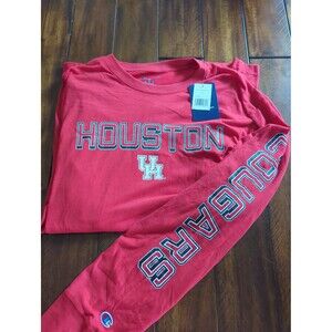 UH University of Houston men's long sleeve t-shirt Houston cougars brand new
